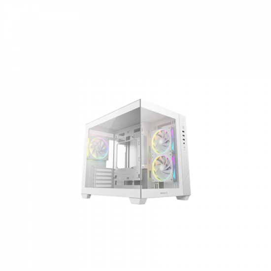 Deepcool Case | CG330 3F WH | White | Micro ATX