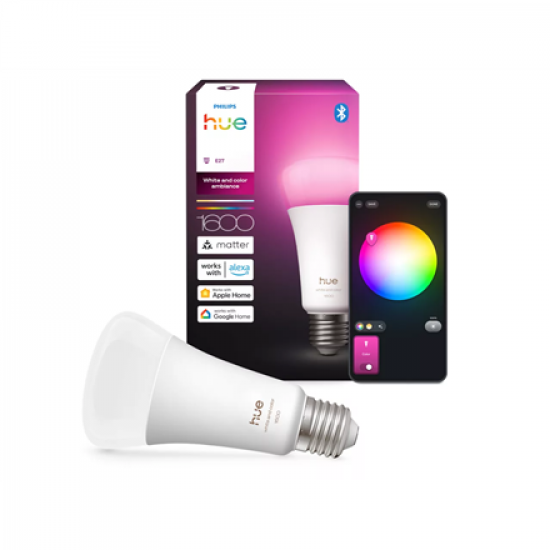 Philips Hue WCA 1600 A67 1P EU | E27 | 11.8 W | White and colour light | Bluetooth and Zigbee