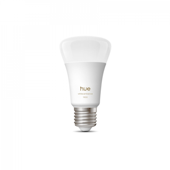 Philips Hue WA 1100 A60 1P EU | E27 | 8.1 W | Warm to cool white light | Bluetooth and Zigbee