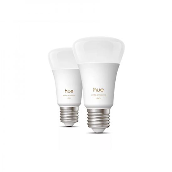 Philips Hue WA 810 A60 2P EU | E27 | 6 W | White and colour light | Bluetooth and Zigbee