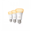 Philips Hue WA 810 A60 3P EU | E27 | 6 W | Warm to cool white light | Bluetooth, Zigbee
