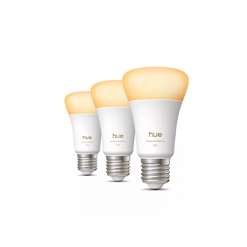 Philips Hue WA 810 A60 3P EU | E27 | 6 W | Warm to cool white light | Bluetooth, Zigbee