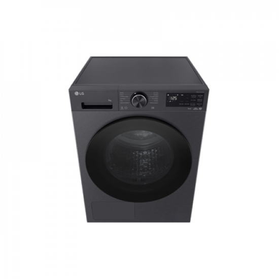 LG Dryer Machine | RHX5009TBB | Energy efficiency class B | Front loading | 9 kg | Heat pump | LED | Depth 66 cm | Wi-Fi | Matte black
