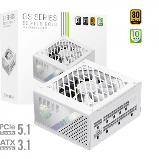 Gamemax PSU | GS 750G WH | 750 W | SFX | White | Full Modular