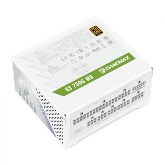 Gamemax PSU | GS 750G WH | 750 W | SFX | White | Full Modular