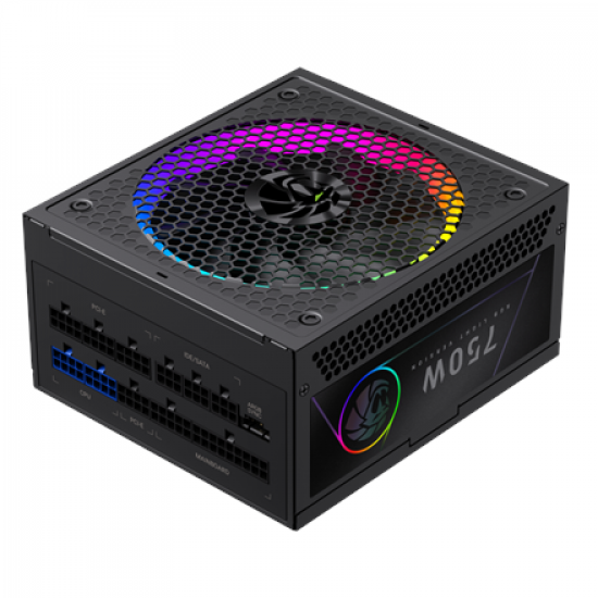 Gamemax PSU | RGB 750G | 750 W | Gold | Full Modular