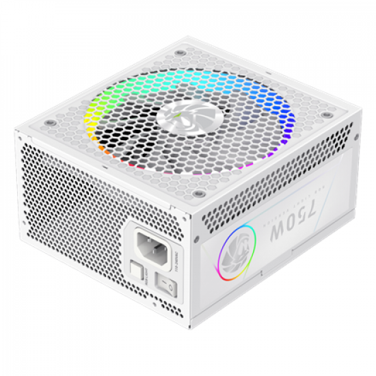 Gamemax PSU | RGB 750G WH | 750 W | Gold | White | Full Modular
