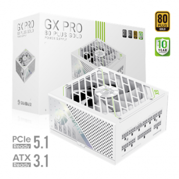 Gamemax PSU | GX PRO 1250G WH | 1250 W | Gold | Full Modular | White