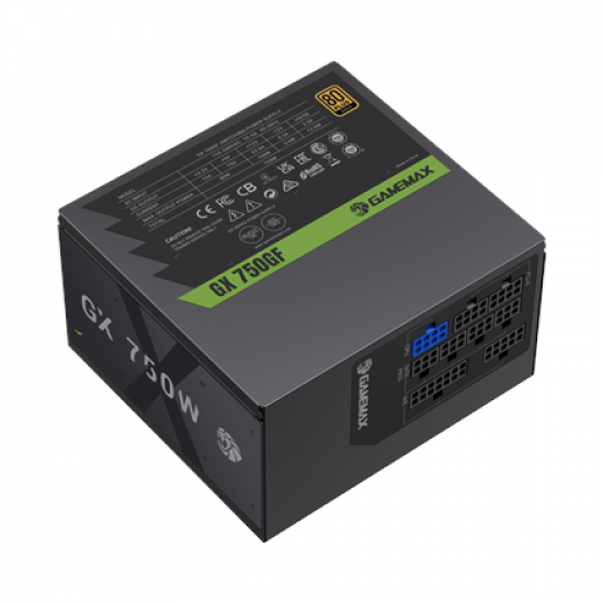 Gamemax PSU | GX 750GF | 750 W | Gold | Full Modular