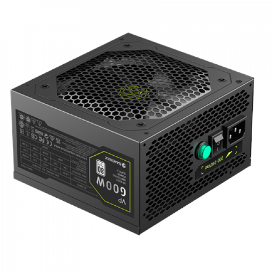 Gamemax PSU | VP 600S | 600 W | Bronze | Non-Modular