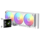 Gamemax CPU Liquid Cooler | GLACIER 360 LCD WH | White