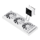 Gamemax CPU Liquid Cooler | GLACIER 360 LCD WH | White