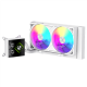 Gamemax CPU Liquid Cooler | GLACIER 240 LCD WH | White