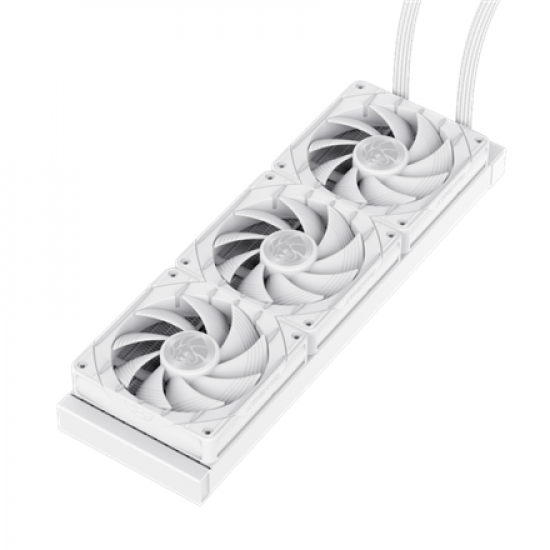 Gamemax CPU Liquid Cooler | HAILSTORM 360 LCD WH | White