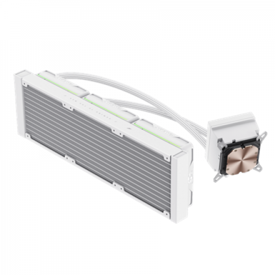 Gamemax CPU Liquid Cooler | HAILSTORM 360 LCD WH | White