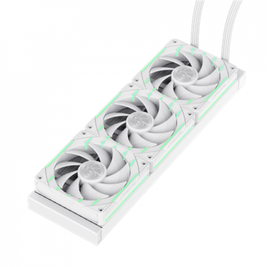 Gamemax CPU Liquid Cooler | HAILSTORM 360 LCD WH | White