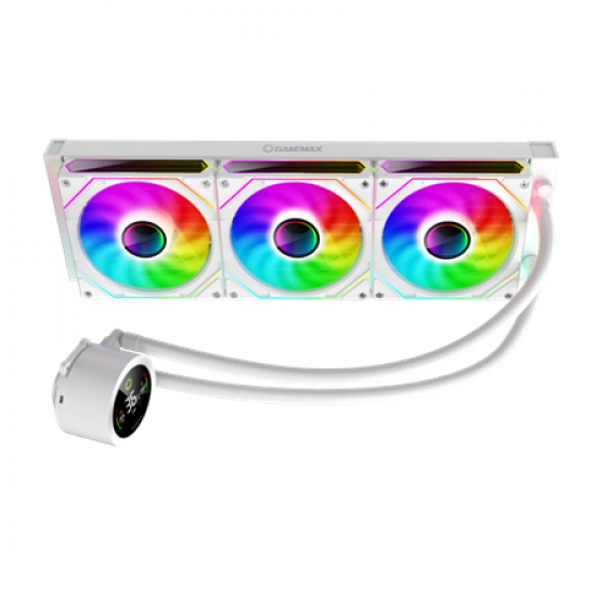 Gamemax CPU Liquid Cooler | ICEBURG 360 DIGITAL WH | White