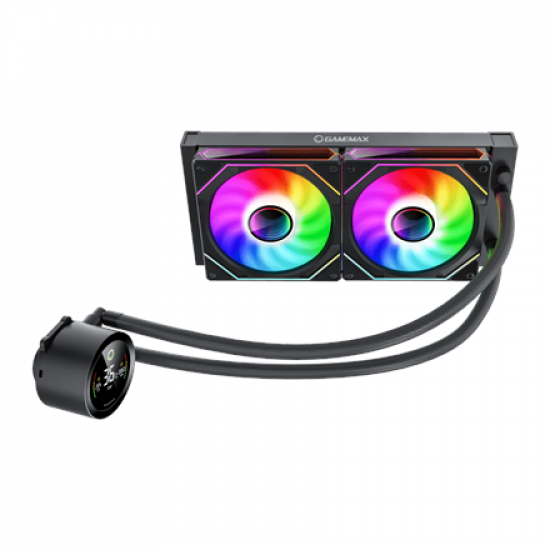 Gamemax CPU Liquid Cooler | ICEBURG 240 DIGITAL BK | Black