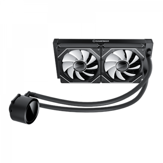 Gamemax CPU Liquid Cooler | ICEBURG 240 DIGITAL BK | Black