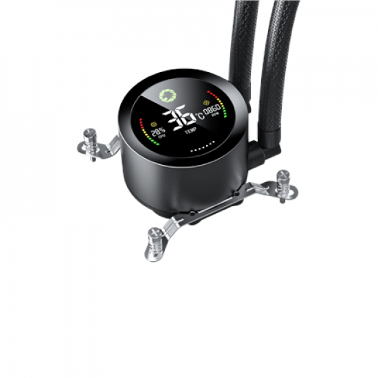 Gamemax CPU Liquid Cooler | ICEBURG 240 DIGITAL BK | Black