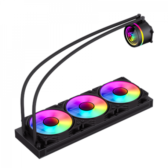 Gamemax CPU Liquid Cooler | ICEBURG 360 INFINITY BK | Black