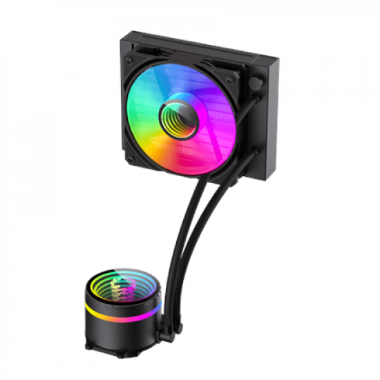 Gamemax CPU Liquid Cooler | ICEBURG 120 BK | Black