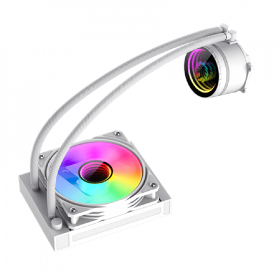 Gamemax CPU Liquid Cooler | ICEBURG 120 WT | White
