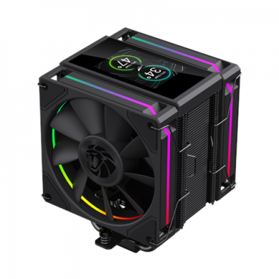 Gamemax CPU Air Cooler | SIGMA 620 LCD BK | Black