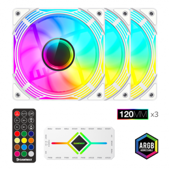 Gamemax Case Fan | KF300 WH | White