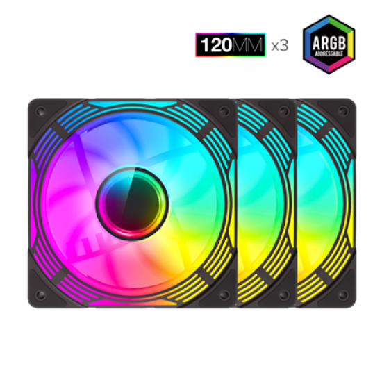 Gamemax Case Fan | KF300R BK | Black