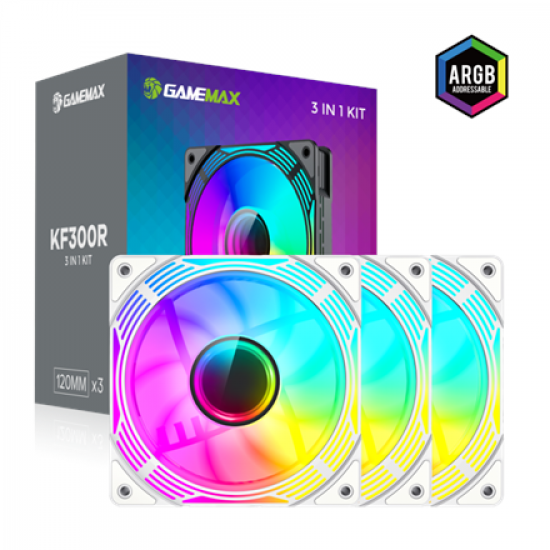 Gamemax Case Fan | KF300R WH | White