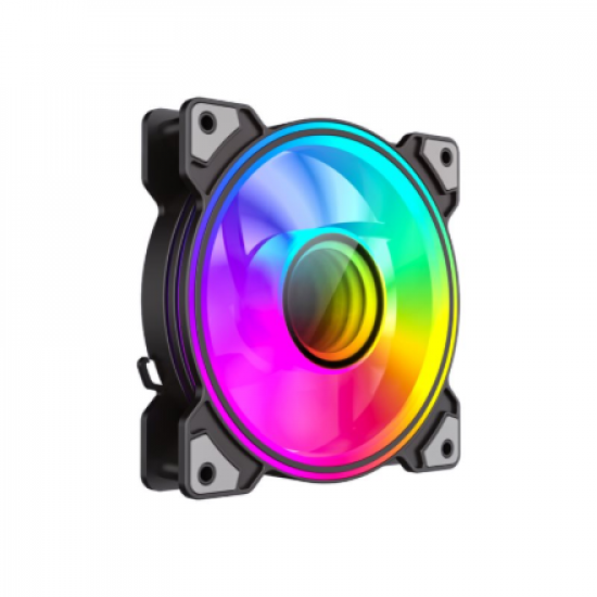 Gamemax Case Fan | DUAL RING INFINITY BK | Black