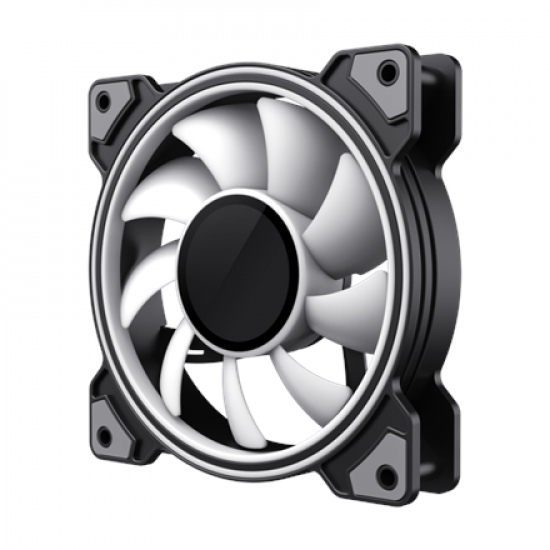 Gamemax Case Fan | DUAL RING INFINITY BK | Black