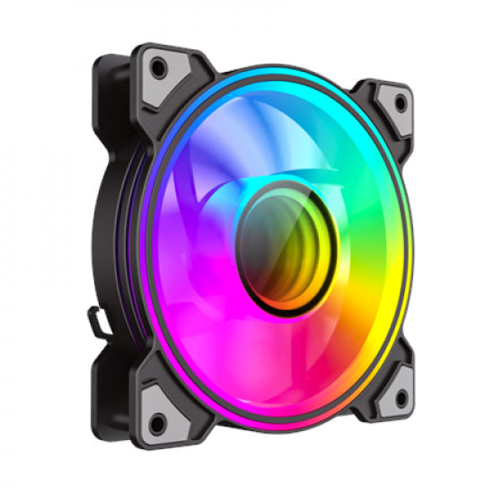 Gamemax Case Fan | DUAL RING INFINITY BK | Black