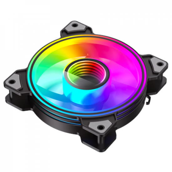 Gamemax Case Fan | DUAL RING INFINITY BK | Black