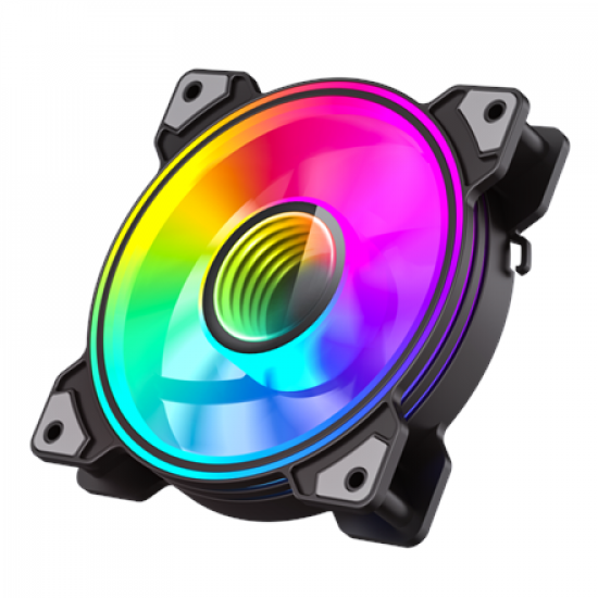 Gamemax Case Fan | DUAL RING INFINITY BK | Black