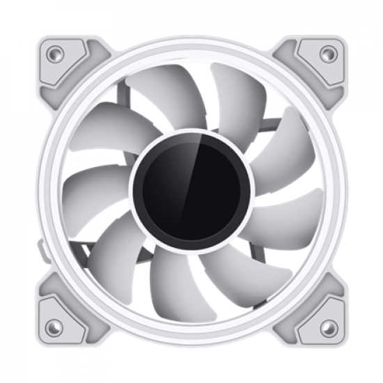 Gamemax Case Fan | DUAL RING INFINITY WH | White