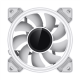 Gamemax Case Fan | DUAL RING INFINITY WH | White