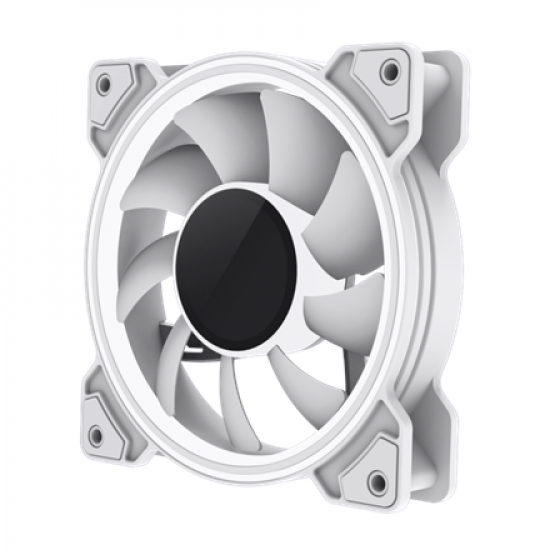 Gamemax Case Fan | DUAL RING INFINITY WH | White