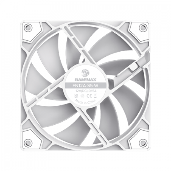 Gamemax Case Fan | FN12A-S5-W | White