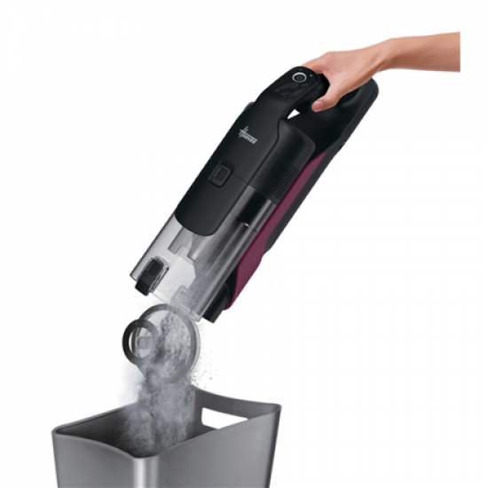 Hoover Vacuum cleaner | HF610HX 011 | Cordless operating | Handstick | 650 W | 21.6 V | Operating time (max) 100 min | Magenta