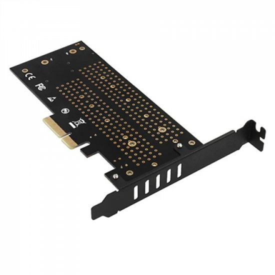 AXAGON PCIe NVMe with SATA M.2 adapter | PCEM2-DC