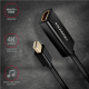 AXAGON Mini DP to HDMI adapter, 4K/30Hz | RVDM-HI14N