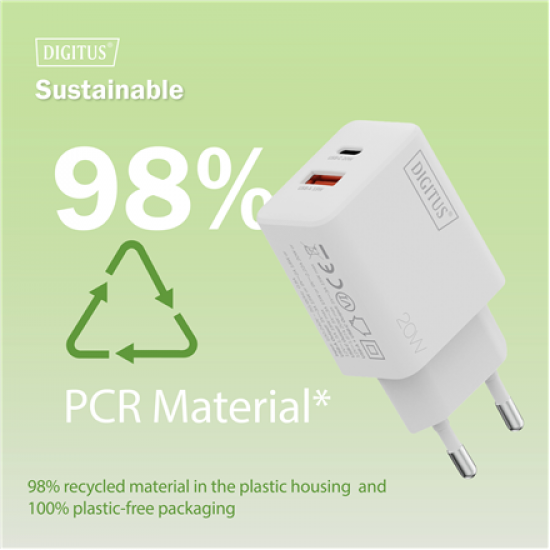Digitus Battery charger, 20W | DA-10300