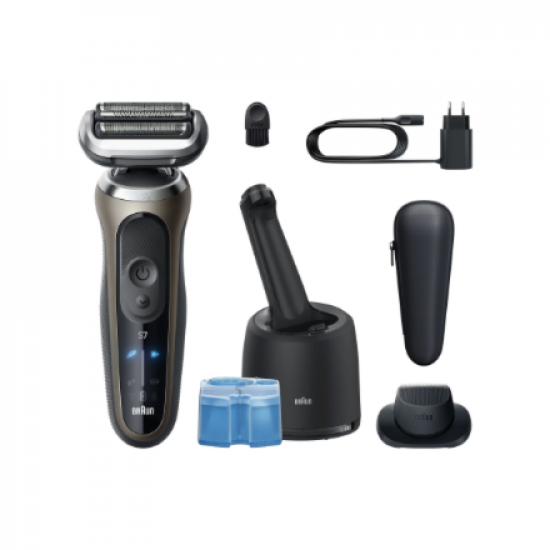 Braun 72-C7200cc Series 7 Shaver, Black/Gold