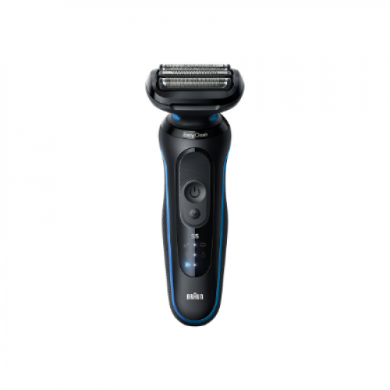 Braun Electric Shaver | Series 5 52-B1000s | Operating time (max) 50 min | Wet & Dry | Lithium Ion | Black/Blue