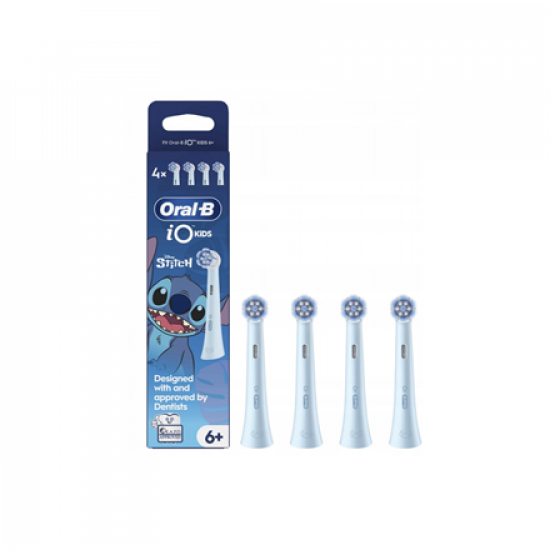 Oral-B Replacement brush heads | iO kids Refills Stitch | Heads | For kids | Number of brush heads included 4