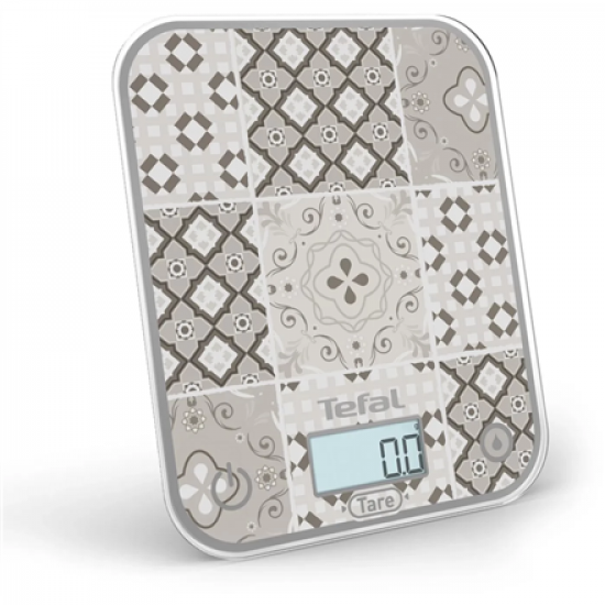 TEFAL Electronic Kitchen Scale | Optiss BC50D6V0 | Graduation 0.5/1 g | Display type LCD | Mozaic Decor