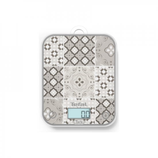 TEFAL Electronic Kitchen Scale | Optiss BC50D6V0 | Graduation 0.5/1 g | Display type LCD | Mozaic Decor