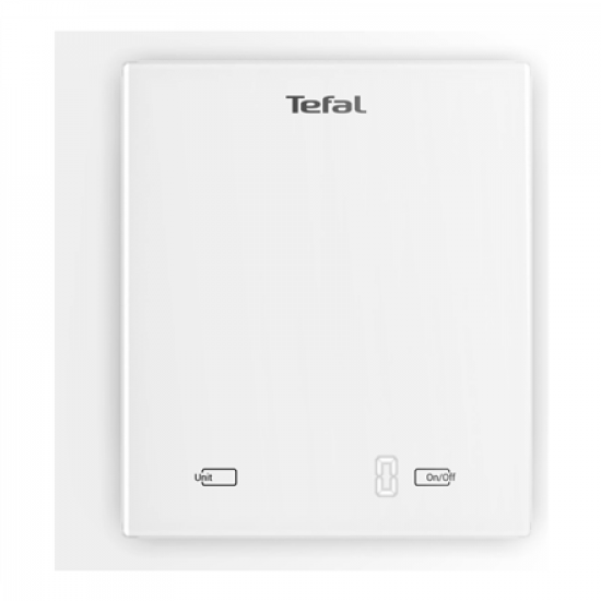 TEFAL Digital Kitchen Scale | Essential BC5504V0 | Graduation 1 g | White